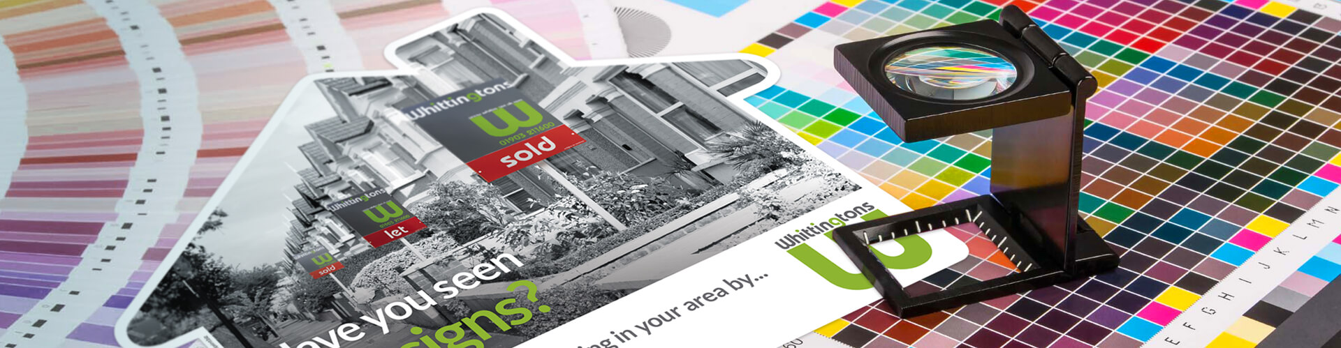 Printing estate agents leaflets and other popular marketing materials.