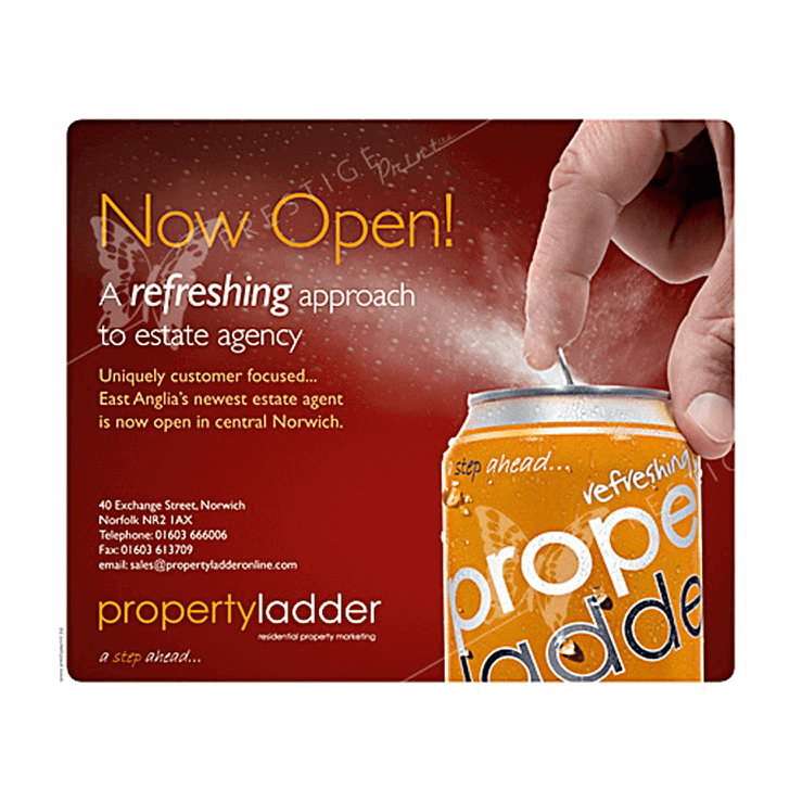 Marketing for a new estage agents opening