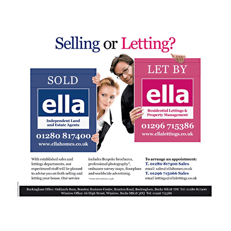 Estate agents sold and let boards