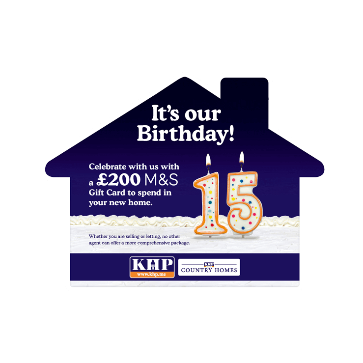 15th Birthday leaflet