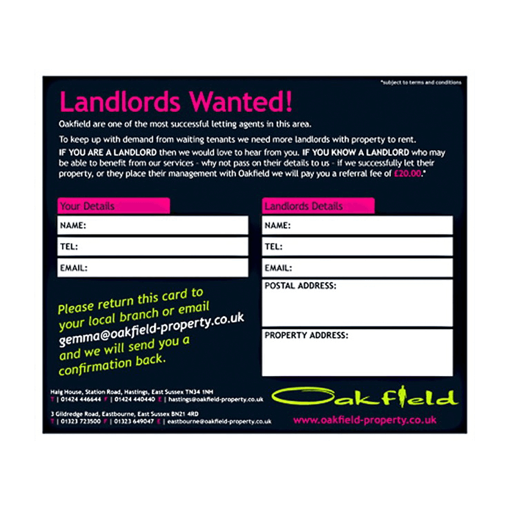 Landlord referals