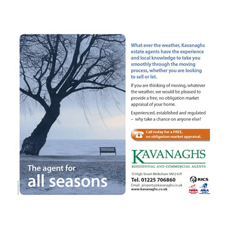 Estate agents marketing with a seasonal theme