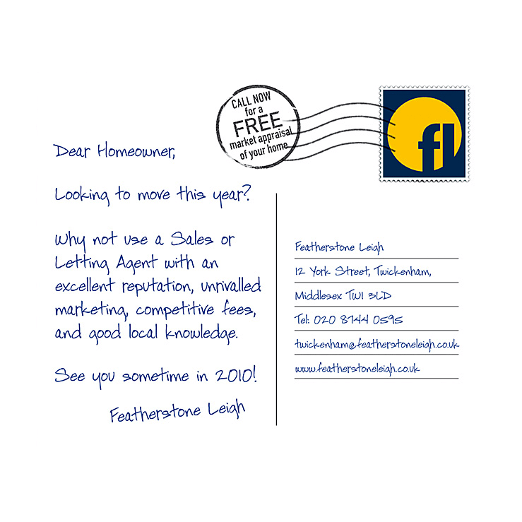 Estate agent leaflet design, looking to more this year?