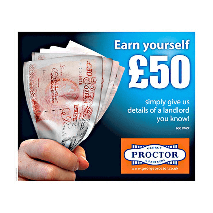 Lettings agent Landlord referal for £50
