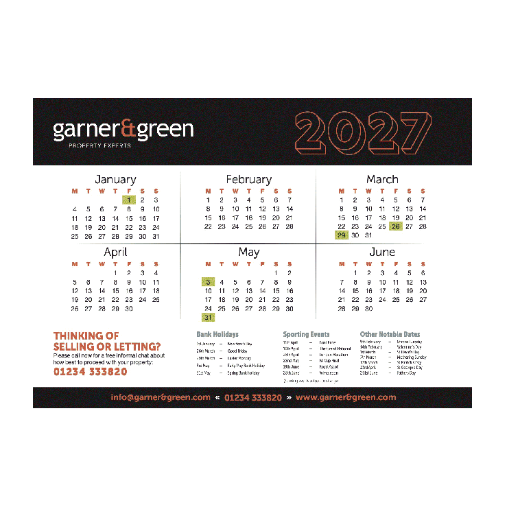 2027 Calendar 