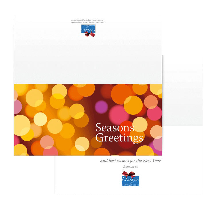 Christmas Greeting card - lights