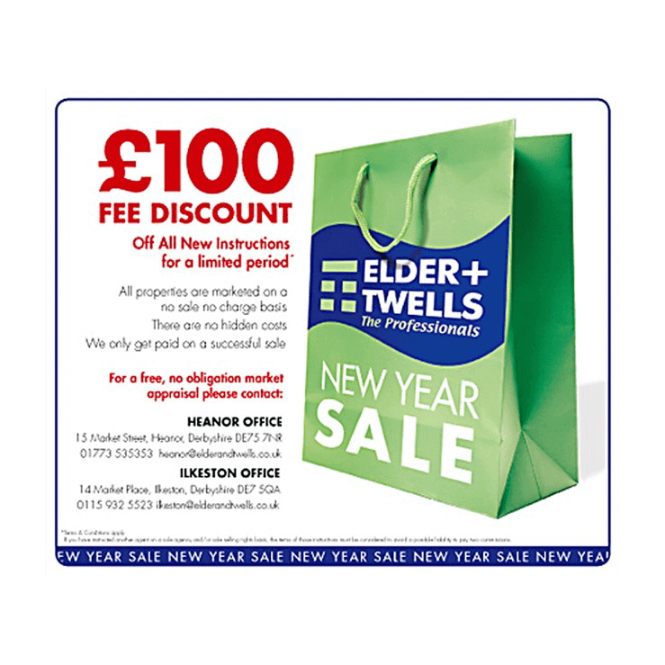 New Year Sale flyer design