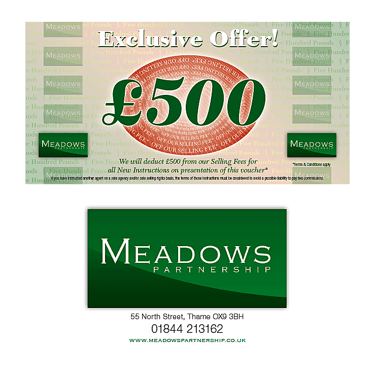 Exclusive offer Estate Agents Gift Voucher
