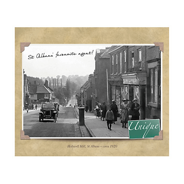 Retro postcards of St Albans