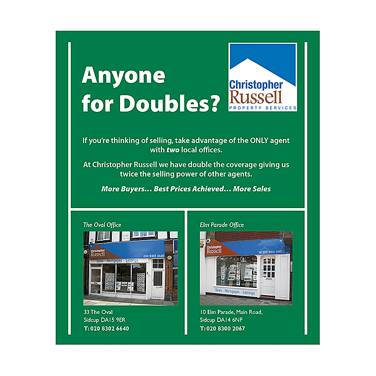 Any estate agent for tennis?