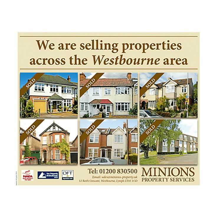 Estate Agents Marketing Material Sold in Your Area Flyers