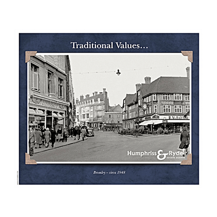 Retro Bromley Postcard