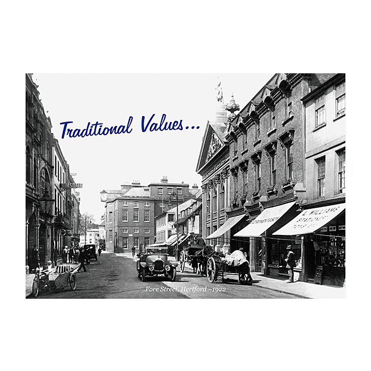 Traditional Values Estate Agents flyer