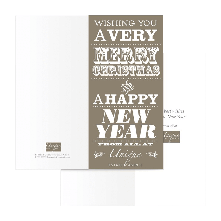 Victorian style Christmas Card