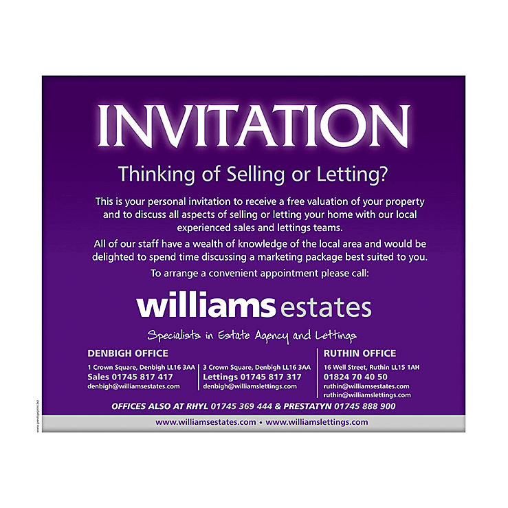 Invitation for a valuation