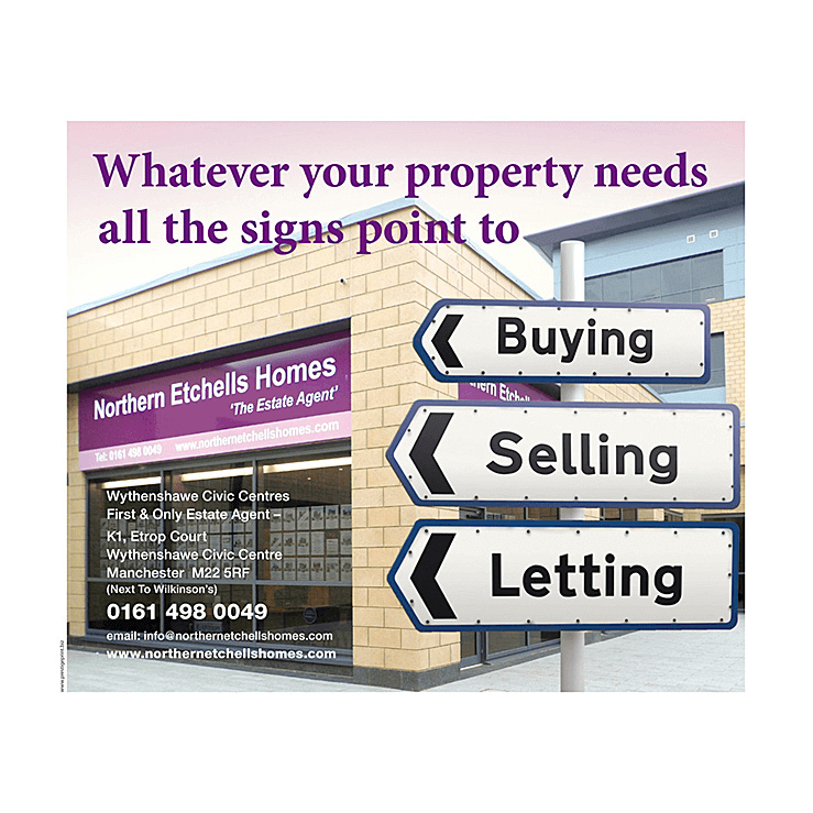 All the signs point to estate agents flyer