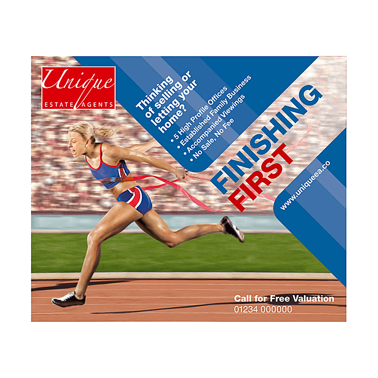 Winning Estate Agent flyer design