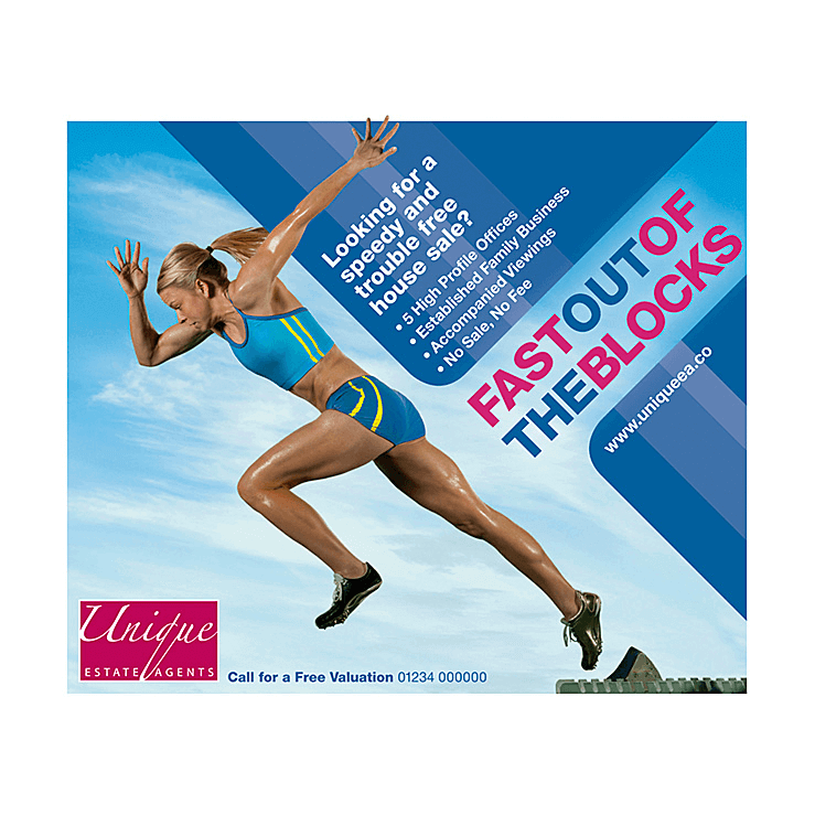 Estate Agents Marketing with a sporting theme