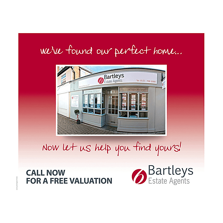 New estate agents opening flyer promotion