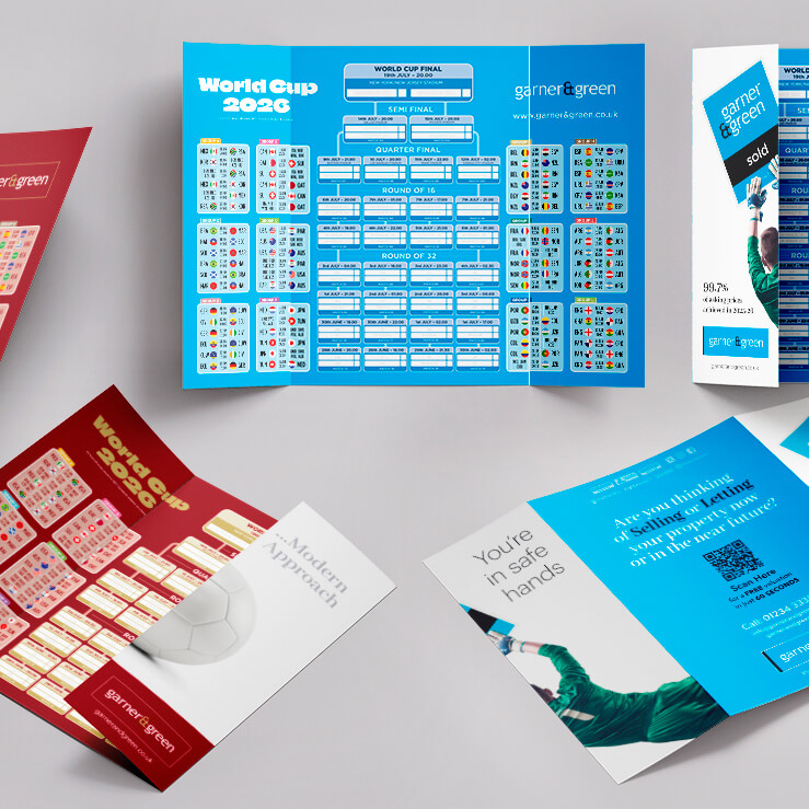 World Cup 2026 gatefold leaflet