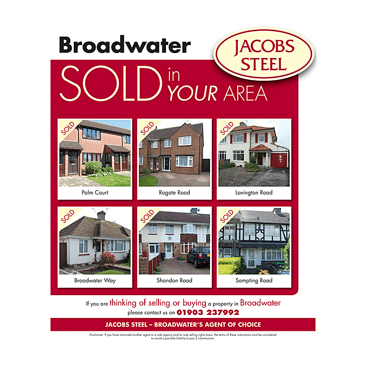 Sold in your area estate agents flyer