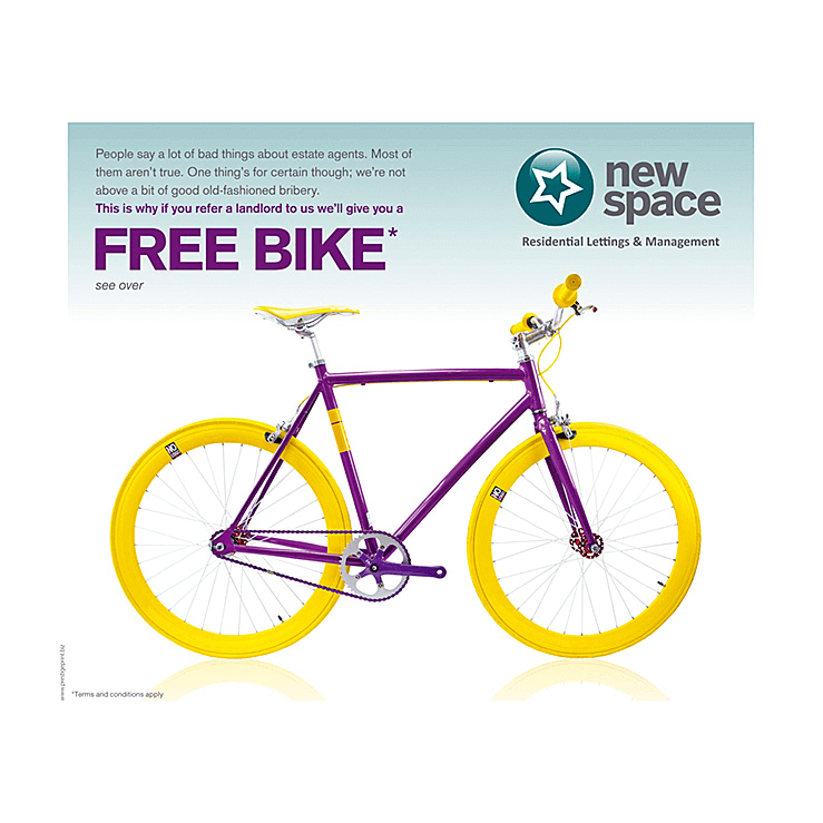 Letting agent free bike referral