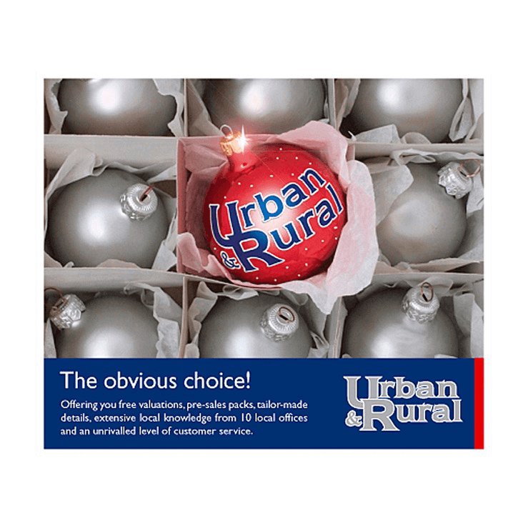 Estate Agents Christmas Bauble Leaflet