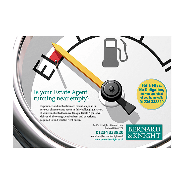Is your Estate Agent running near empty tout flyer