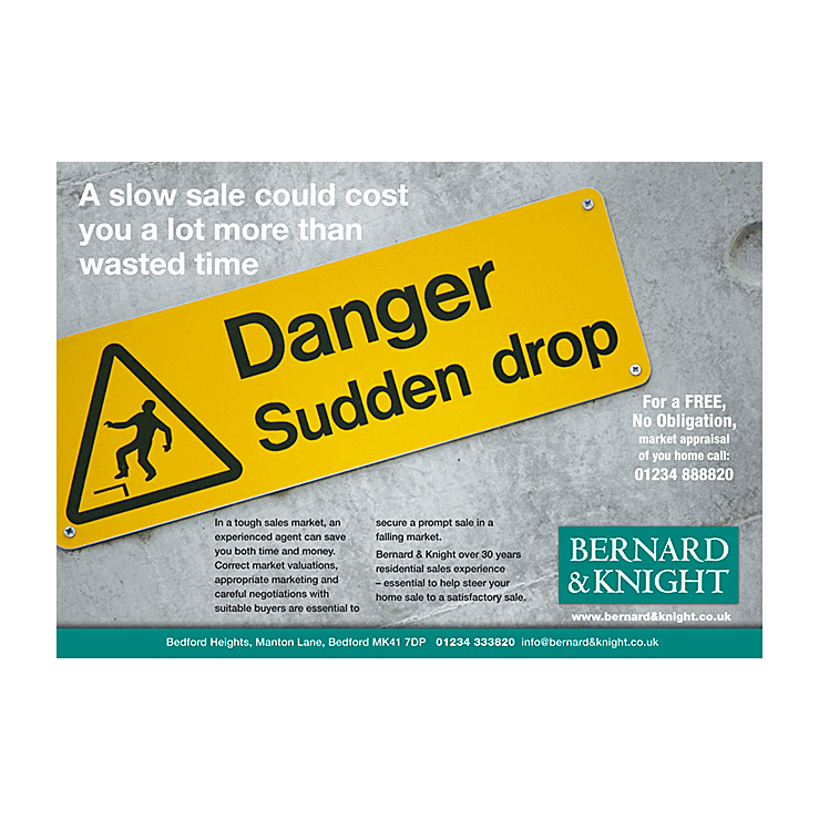 Tout cards make a bigger impact than estate agents letters