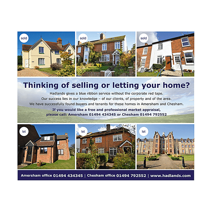 Selling or letting your home flyer design