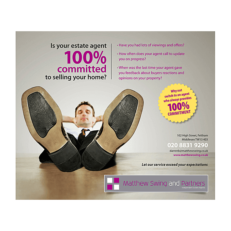 Estate Agents tout flyer