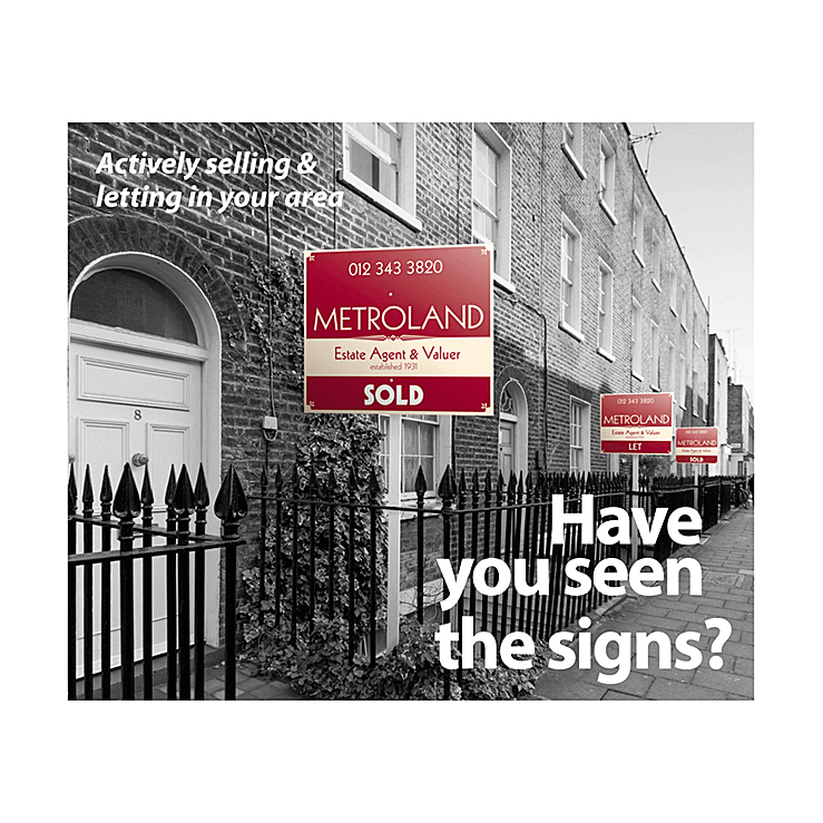 Georgian terraced Street scene flyer