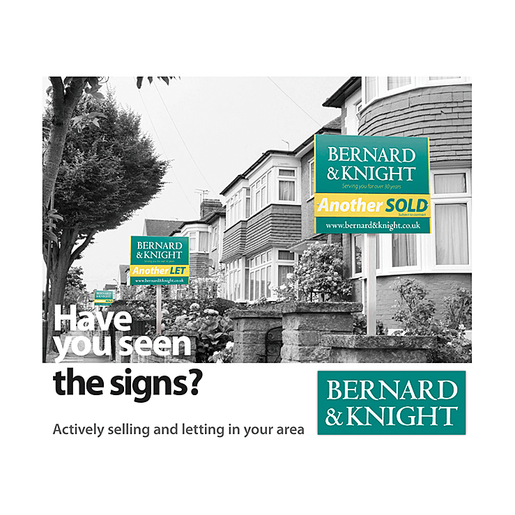 Suburban semi detached housing Street scene flyer