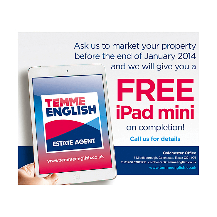 Free ipad mini estate agent flyer