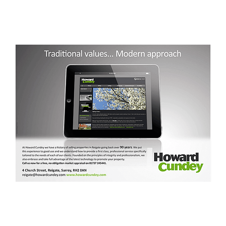 Estate agents traditional values leaflet