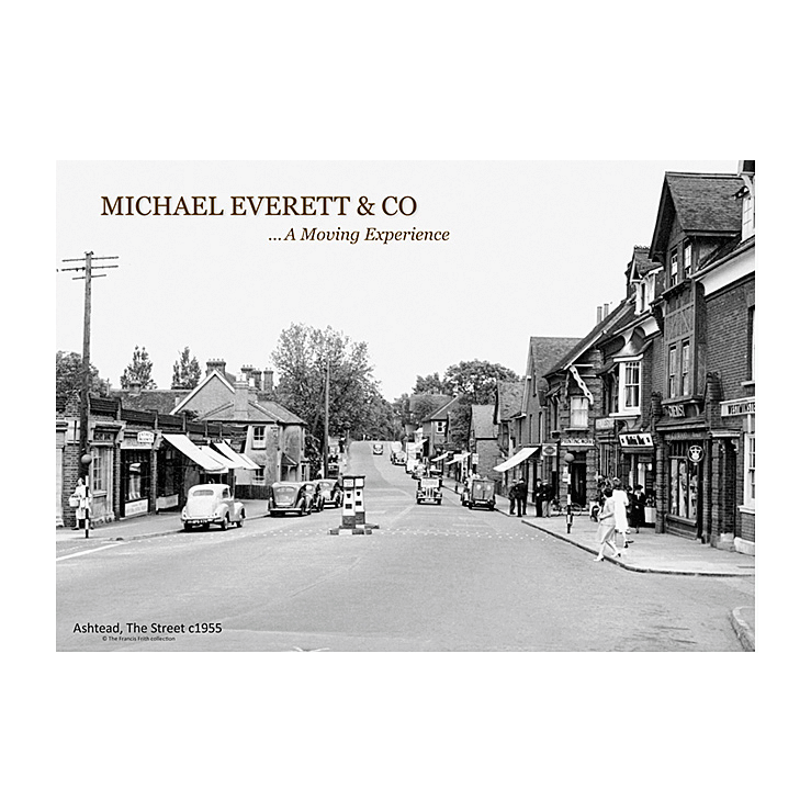 Estate agent with traditional values postcard