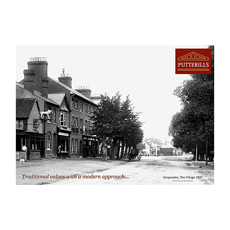 Estate agent with traditional values leaflet