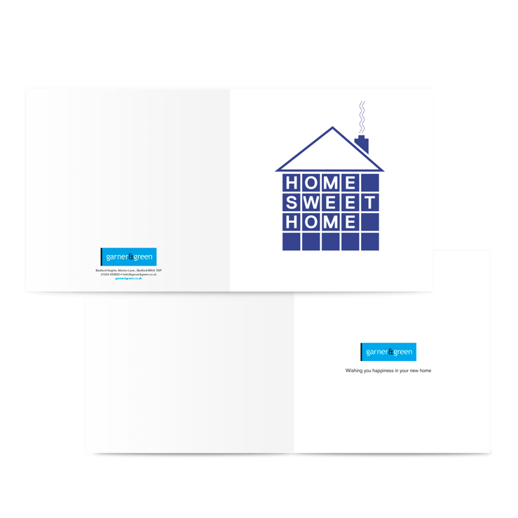 Home Sweet Home dark blue