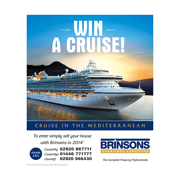 Win a cruise estate agency marketing promotion
