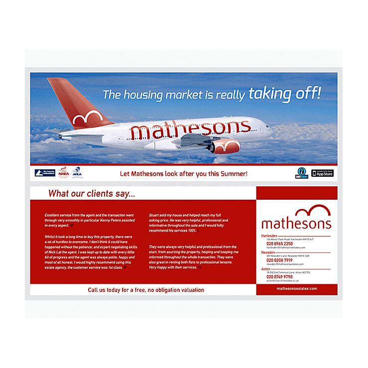 Your logo on a plane!