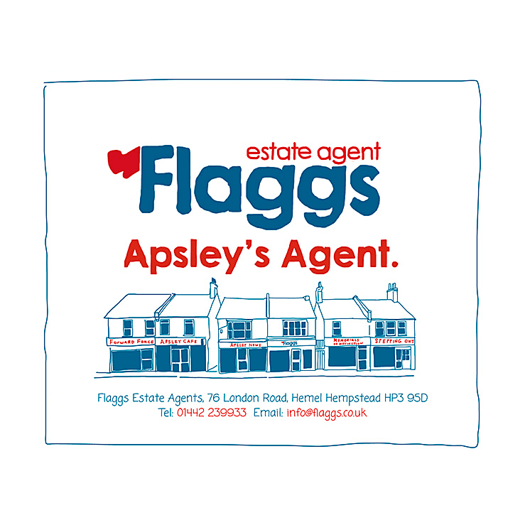 Estate agents illustrated street scene