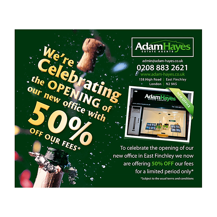 new estate agent office opening marketing leaflets office flyer