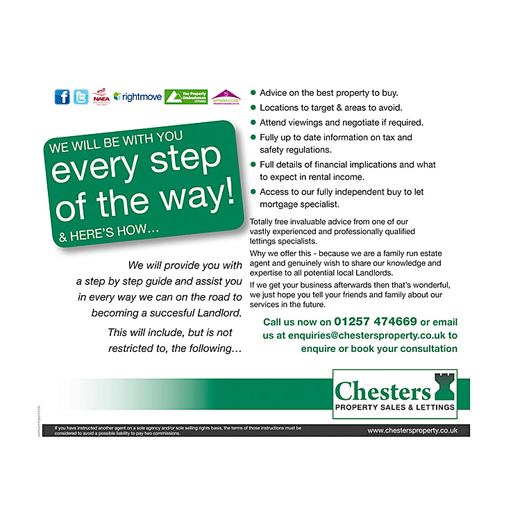 Landlords flyer design