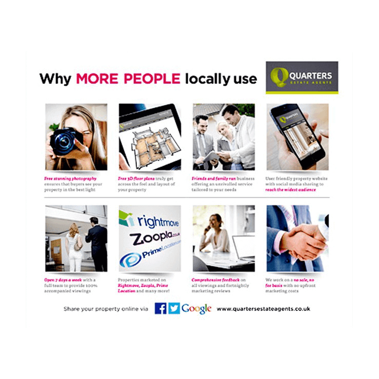 Why choose... estate agents leaflet design