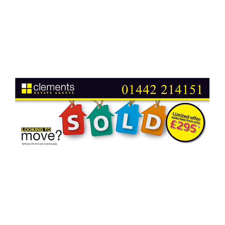 Sold Estate agents leaflet