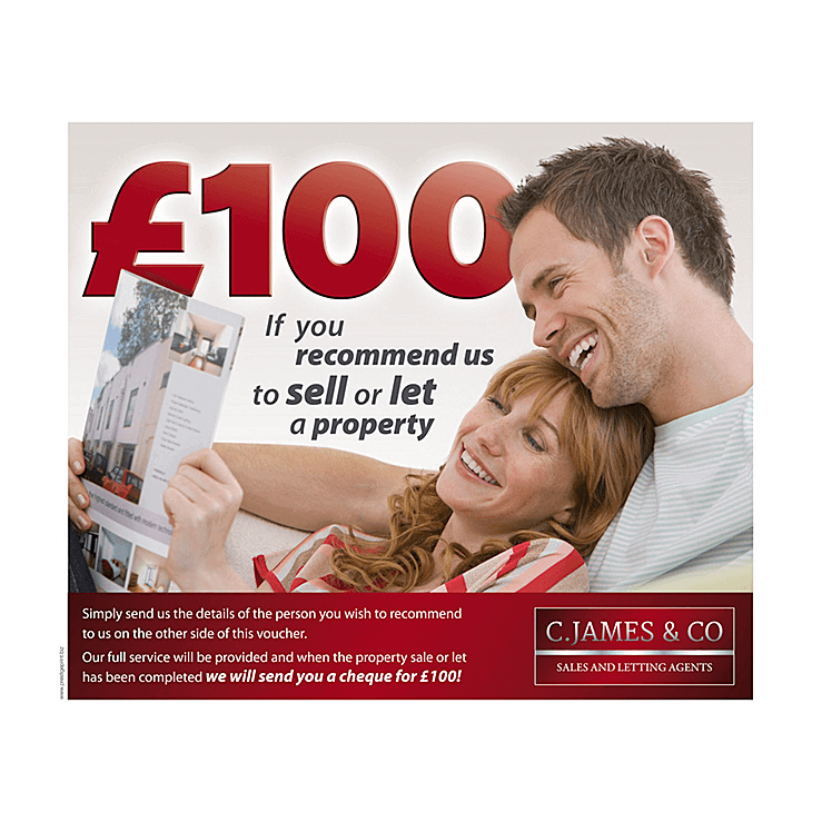 Â£100 estate agent voucher