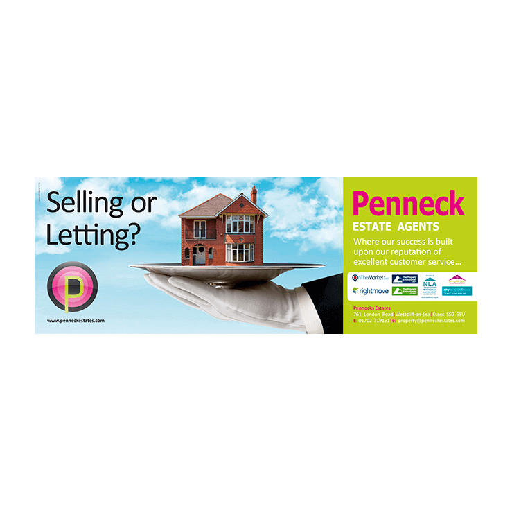 House on a silver plate landscape leaflet