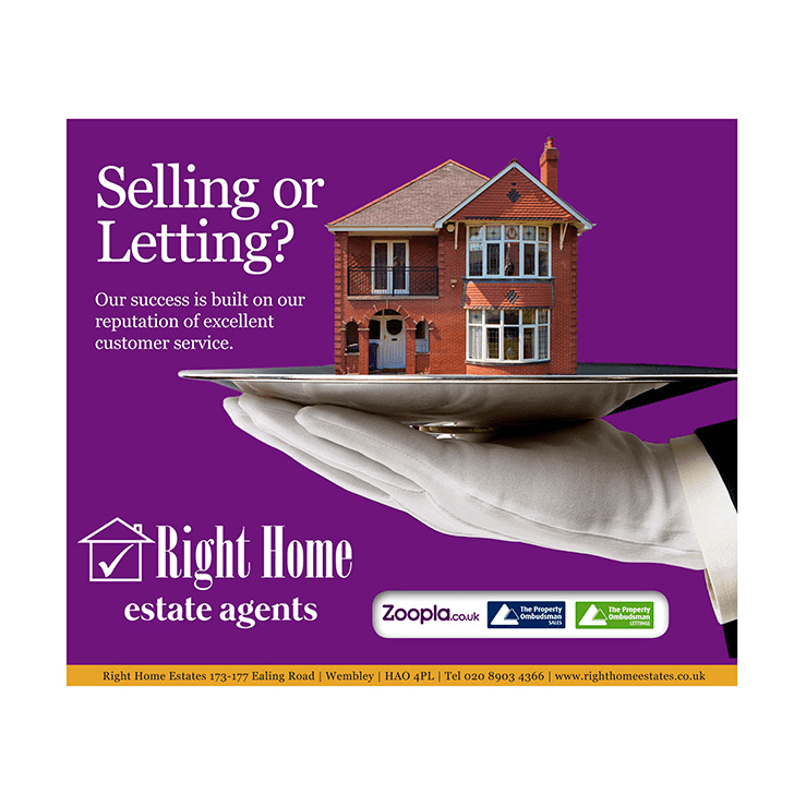 Selling or letting? house on a silver plate