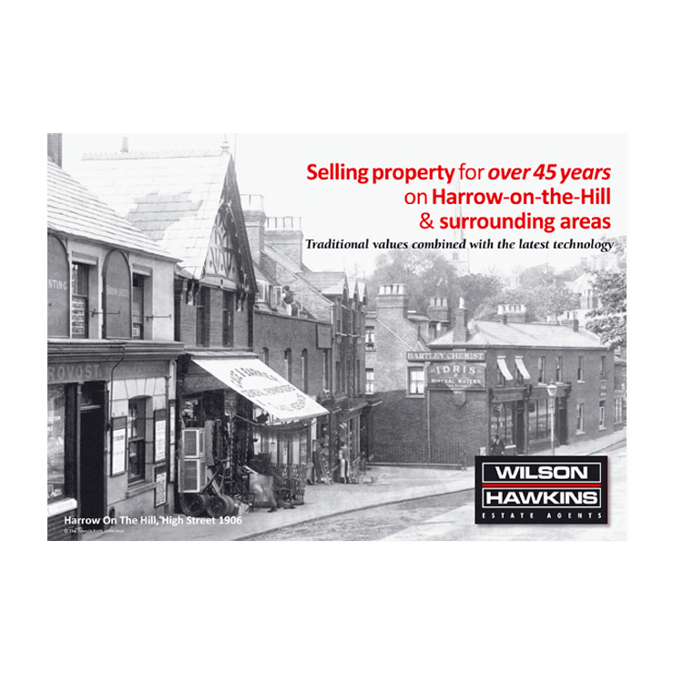 Harrow-on-the-hill high street 1906