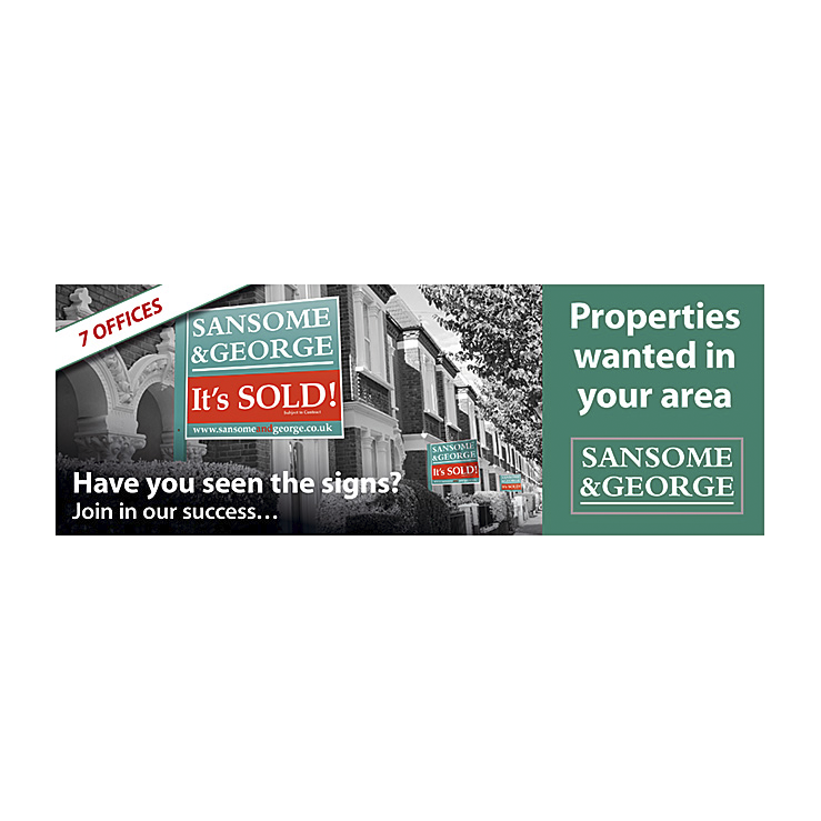 Have you seen the signs estate agent leaflet design